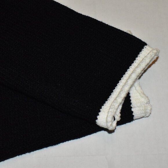 Joan Vass Long Sleeve Viscose Blend Pullover Hoodie Knit Sweater Top Size L - Picture 8 of 8